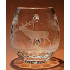 Bierkrug mit Gravur Jagd 