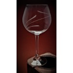 Weinglas mit Gravur Spirale